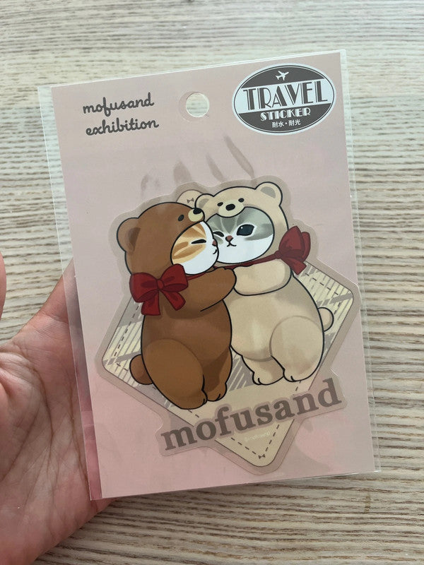 New Mofusand Suitcase travel sticker