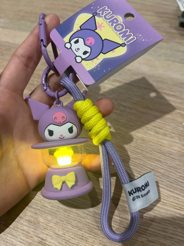 Sanrio Kuromi LED light keychain