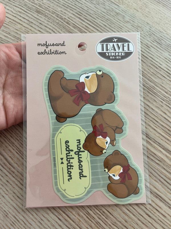 New Mofusand Suitcase travel sticker