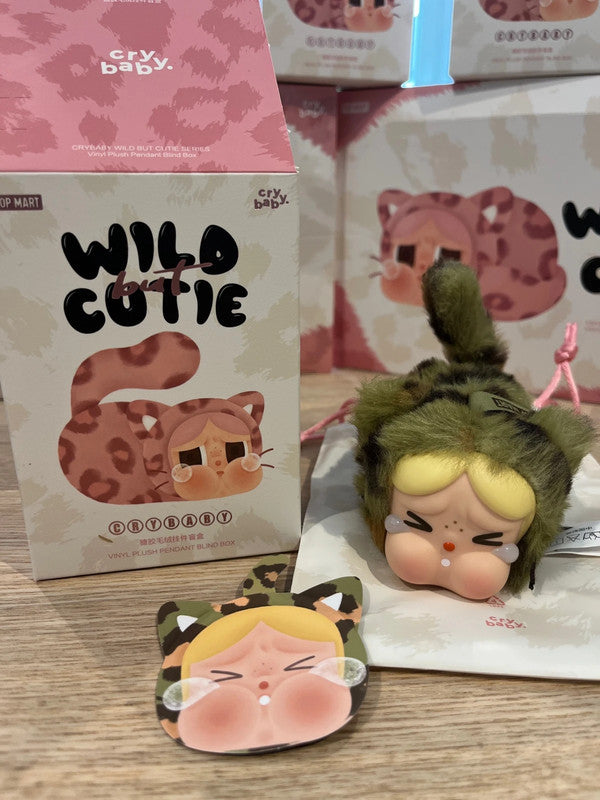 Popmart Crybaby Wild But Cutie Vinyl Plush Pendant - Camo Cutie