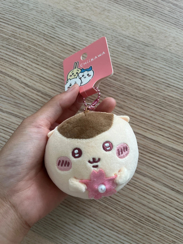 New Miniso x Chiikawa Sakura series plush keychain