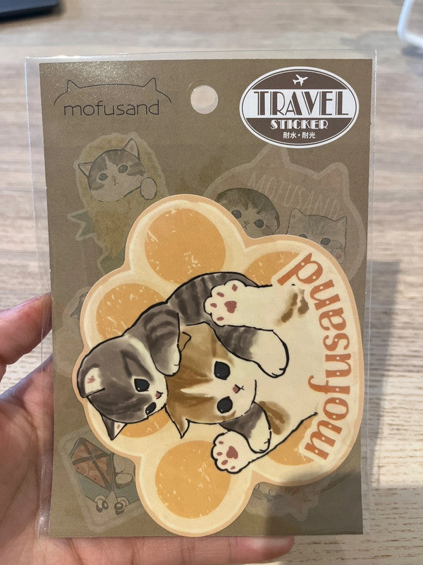 Mofusand Suitcase travel sticker