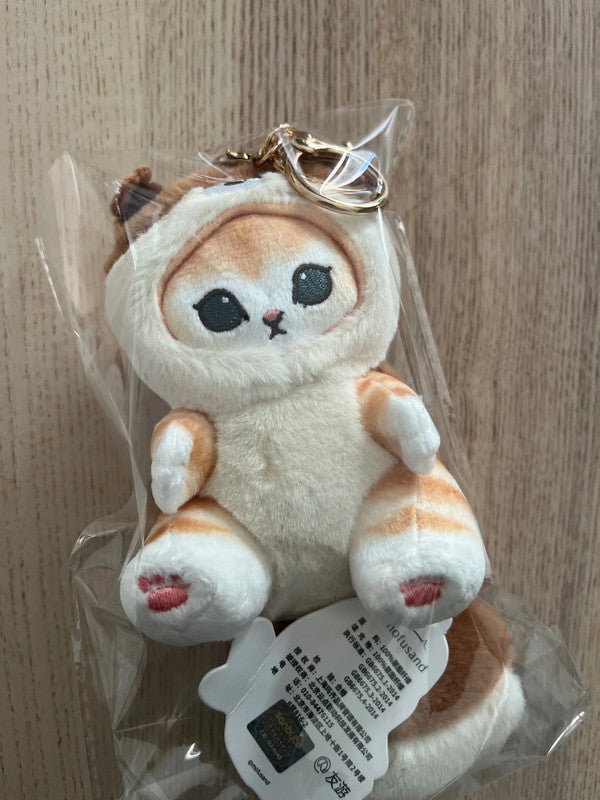 Mofusand Animal Cat plush keychain