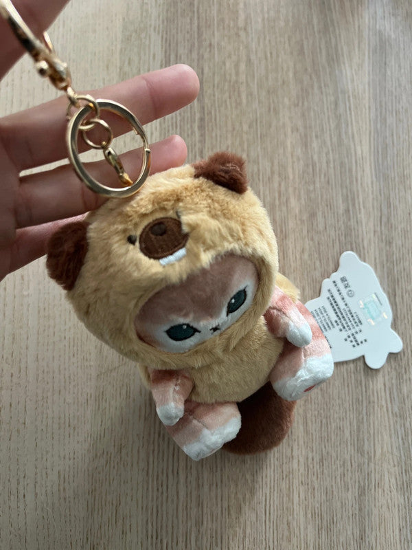 Mofusand Animal Cat plush keychain