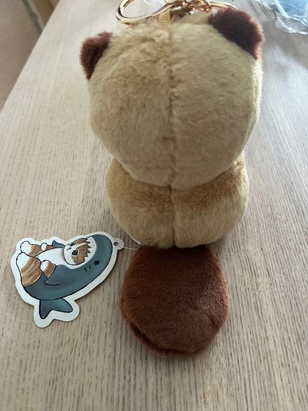 Mofusand Animal Cat plush keychain