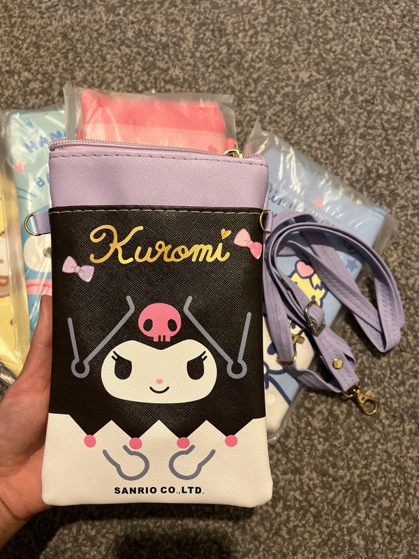 Sanrio Kuromi shoulder bag with strap