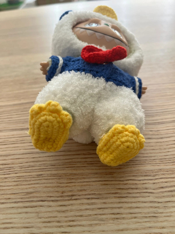 For Popmart V1 & V3 Labubu outfit - Donald Duck