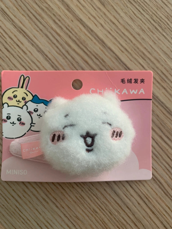 Miniso x Chiikawa mini plush hairclip - 1 pcs