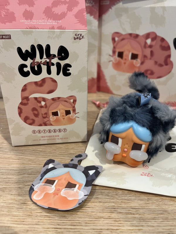 Popmart Crybaby Wild But Cutie Vinyl Plush Pendant -  Denim Cutie