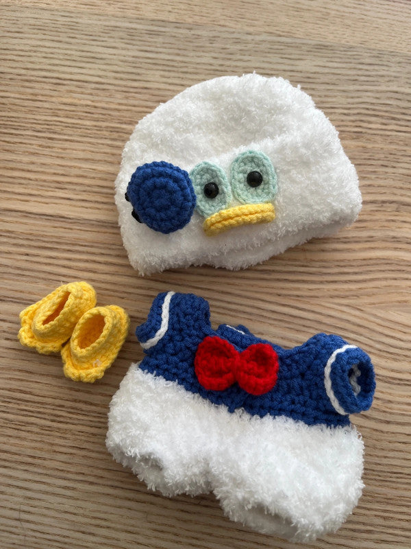 For Popmart V1 & V3 Labubu outfit - Donald Duck