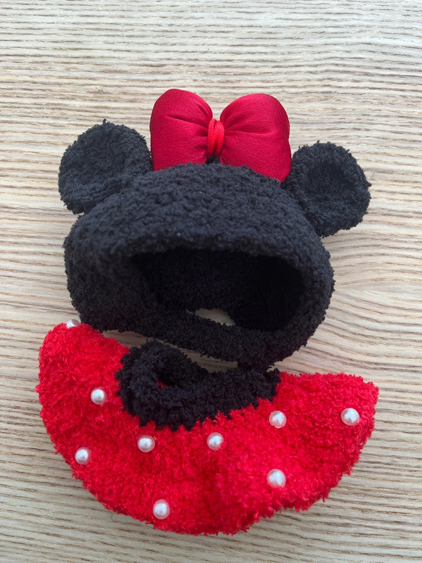For Popmart V1 & V3 labubu outfit - Minnie
