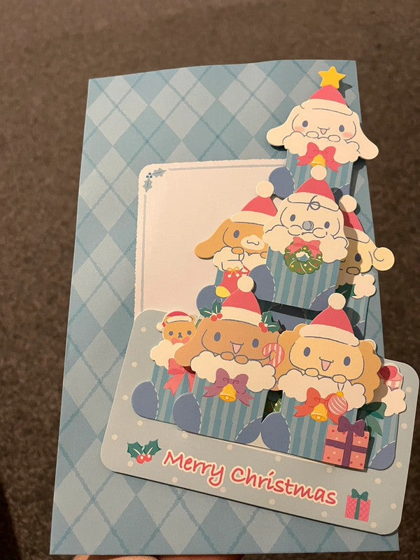 Sanrio Cinnamoroll 3D Christmas Card with envelope