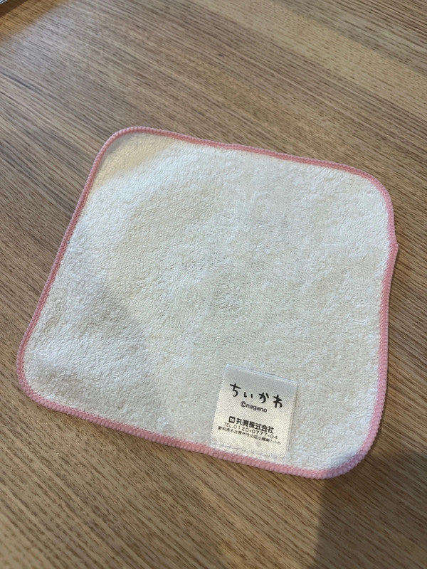 Japan Chiikawa kid mini hand towel - Pink