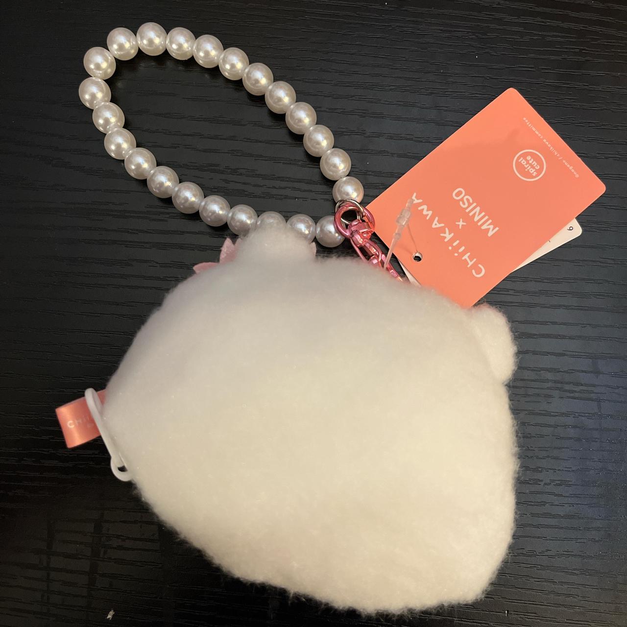 Miniso x Japan Chiikawa Sakura plush coins purse