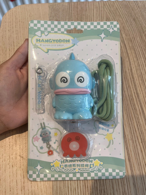 Sanrio Hangyodon Phone Strap Clip Holder