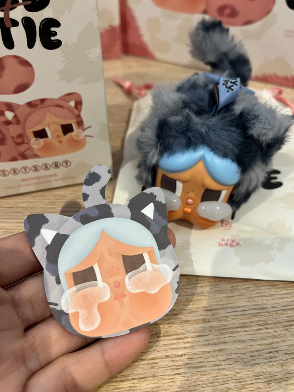 Popmart Crybaby Wild But Cutie Vinyl Plush Pendant -  Denim Cutie