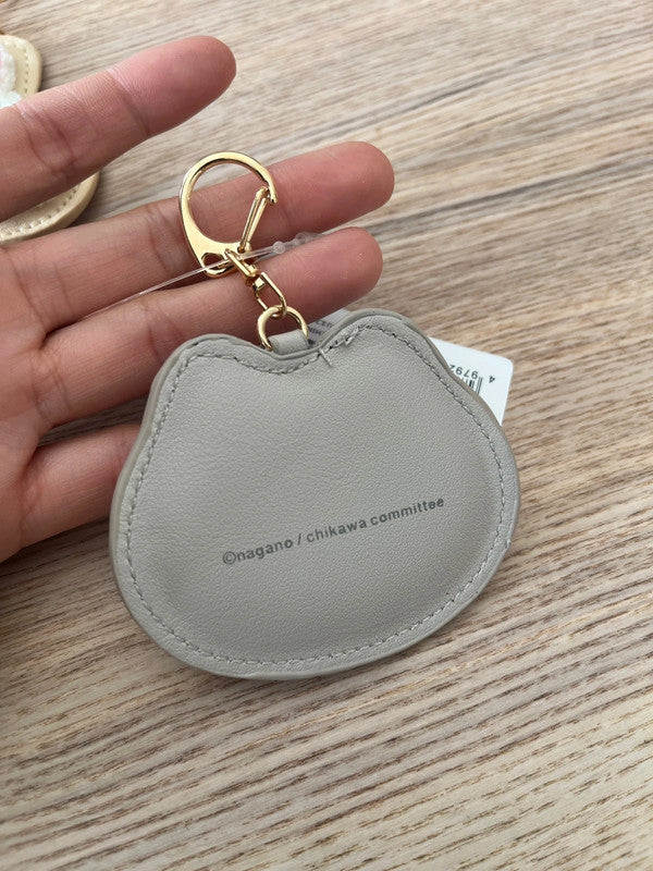 Japan Chiikawa - Hachiware Synthetic leather keychain - Blue