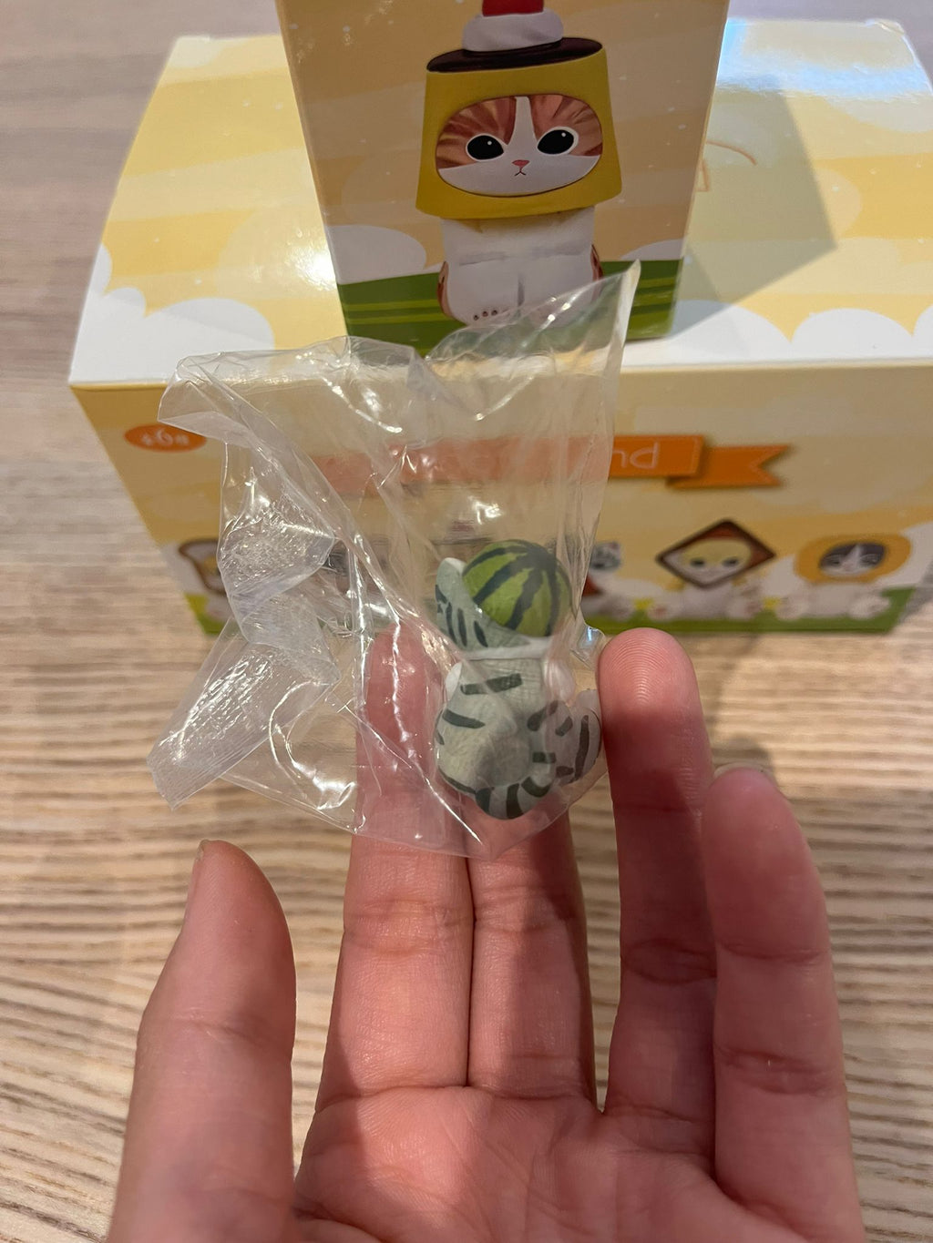 Mofusand Food cat seat position blind box figures