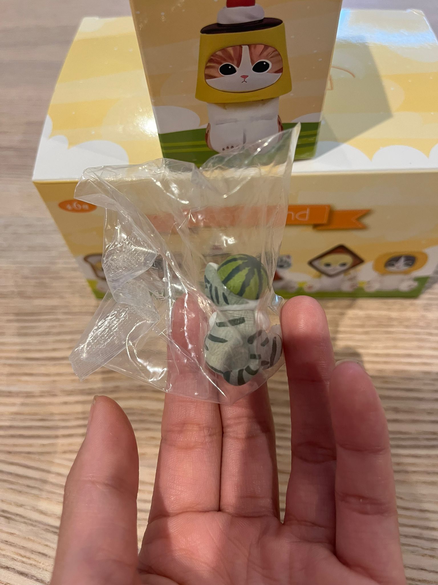 Mofusand Food cat seat position blind box figures