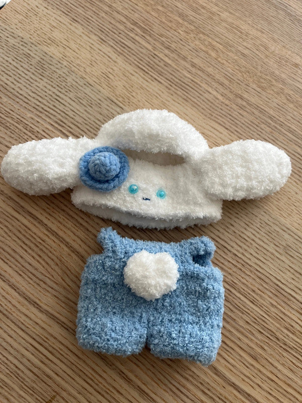 For Popmart V1 & V3 labubu outfit - Cinnamoroll