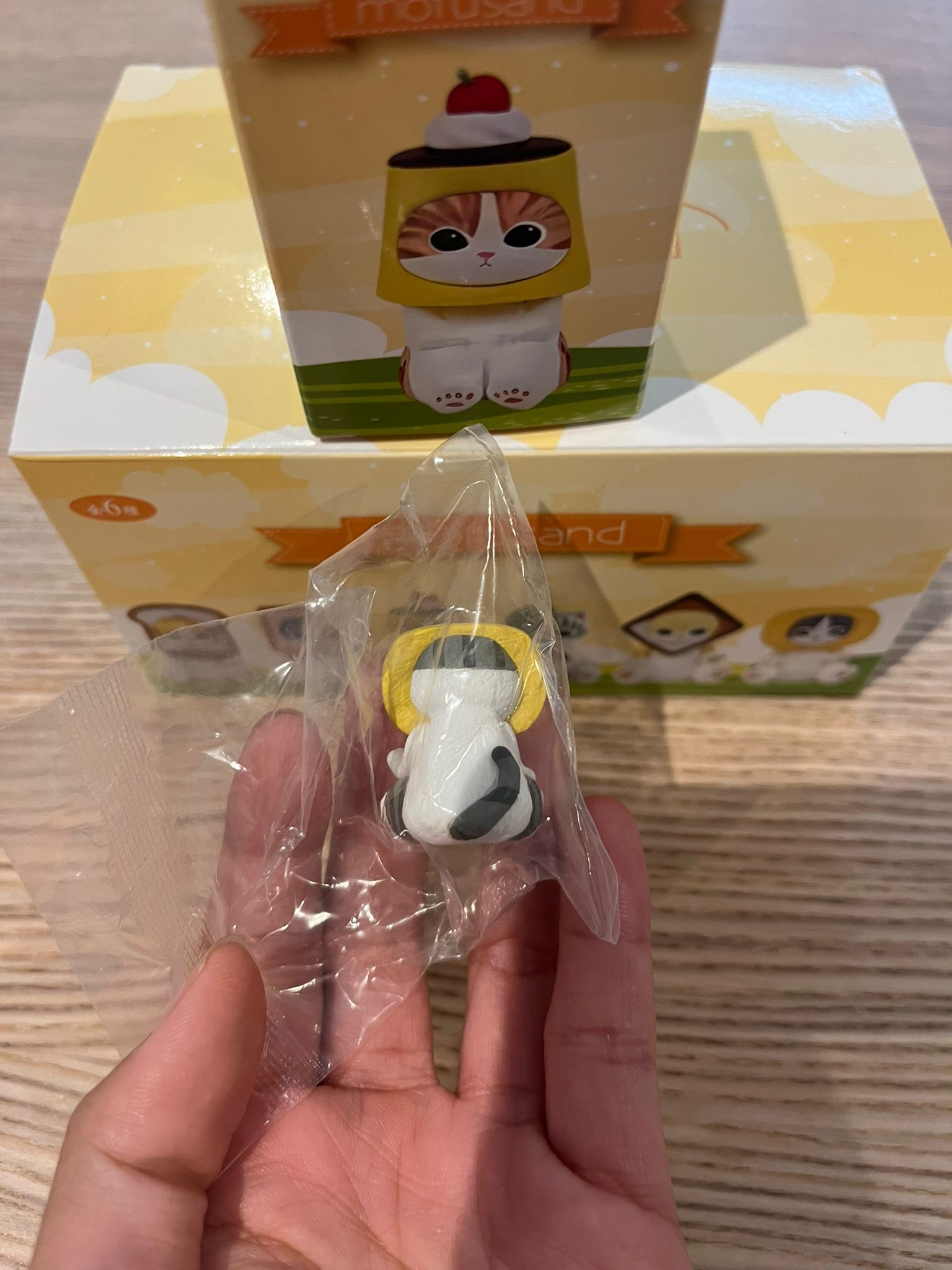 Mofusand Food cat seat position blind box figures