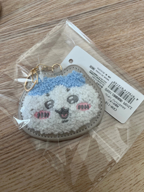 Japan Chiikawa - Hachiware Synthetic leather keychain - Blue
