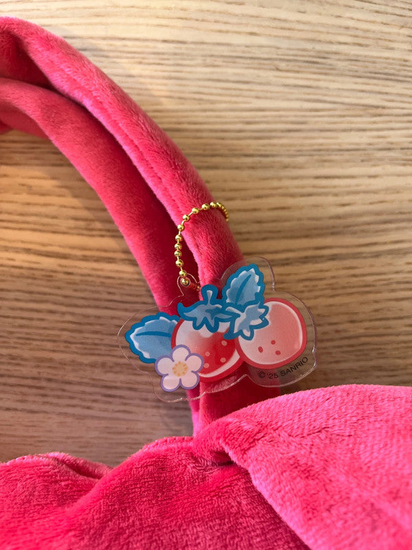 New 2025 Sanrio My Melody 50th Anniversary plush hand bag with keychain