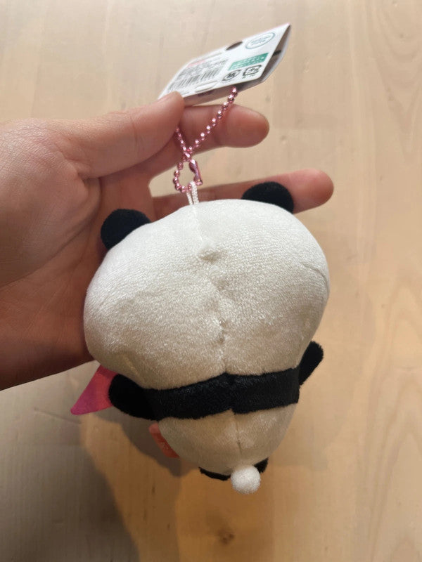 Japan Chiikawa Panda Toyko limited designs plush keychain