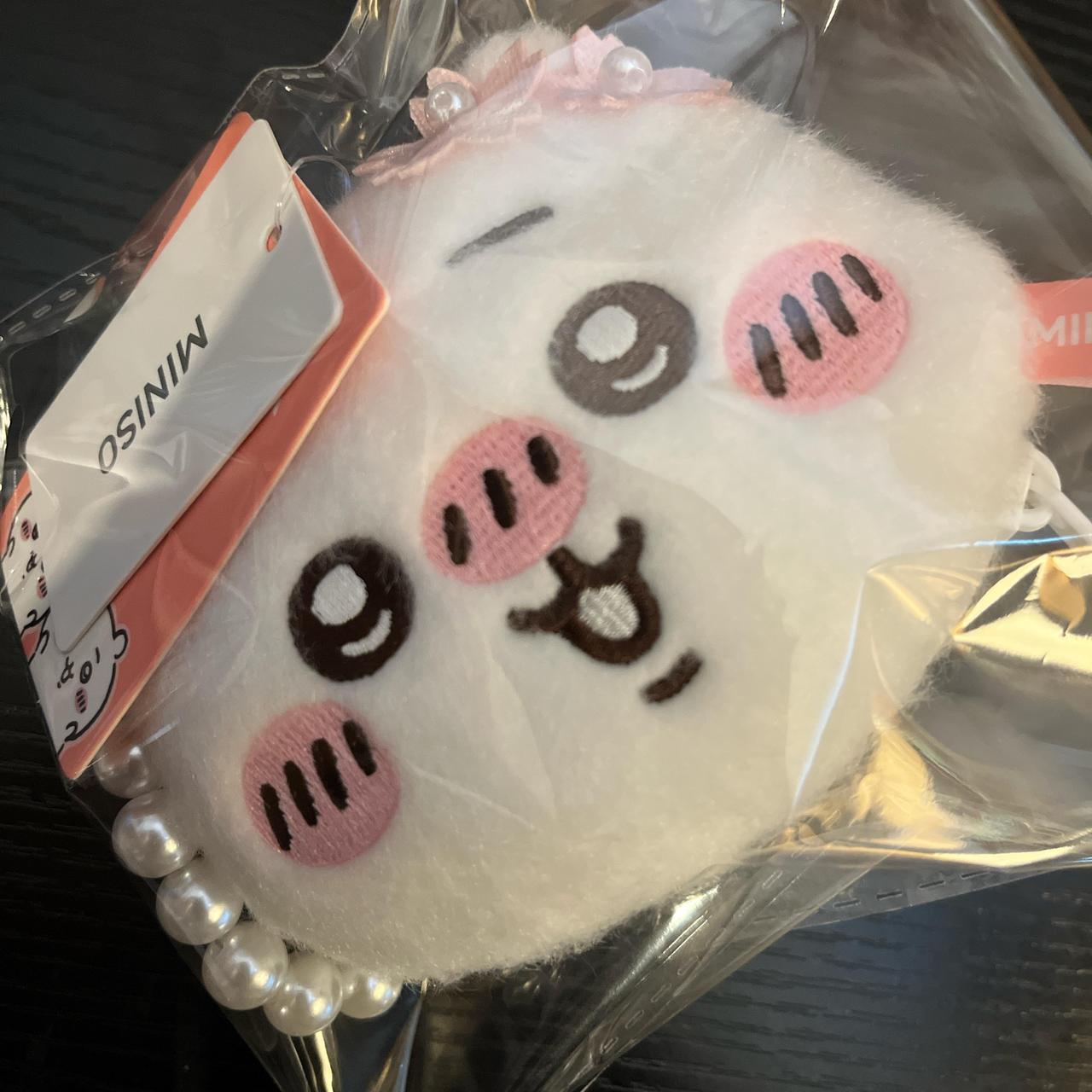 Miniso x Japan Chiikawa Sakura plush coins purse