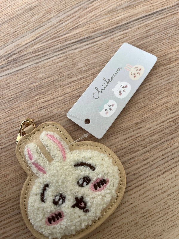 Japan Chiikawa - Usagi Synthetic leather keychain - Beige