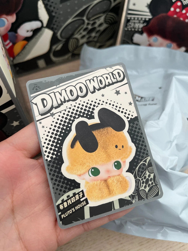 100% Authentic Popmart Dimoo World × Disney Series-Vinyl Plush Keychain - Pluto