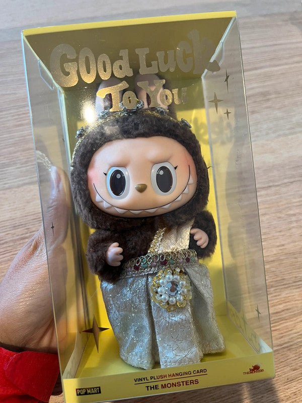 100% Authentic Popmart Labubu Good Luck To You Vinyl Plush Doll Thailand Exclusive
