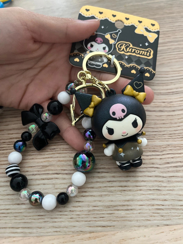 New 2025 Sanrio Kuromi figure keychains