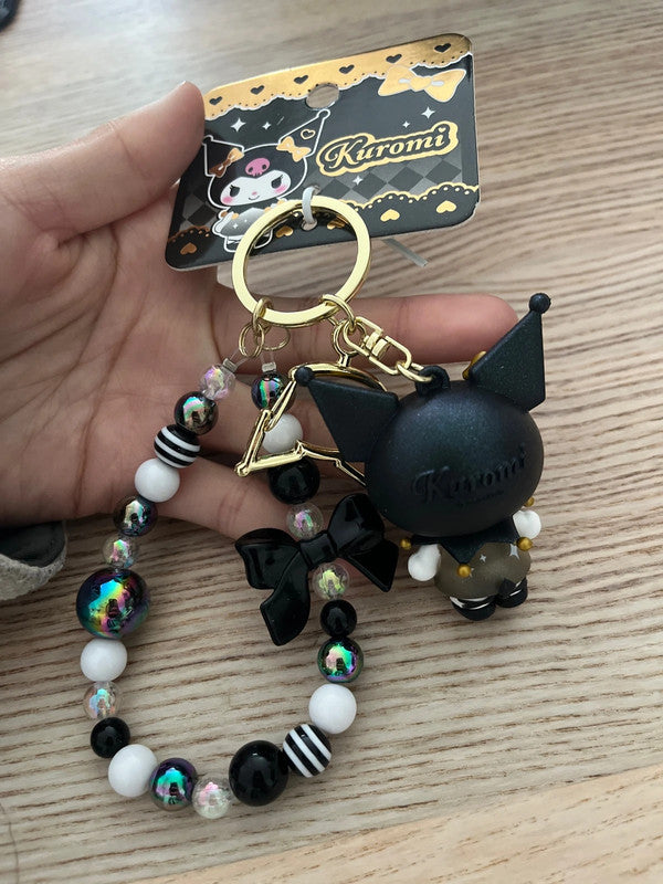 New 2025 Sanrio Kuromi figure keychains