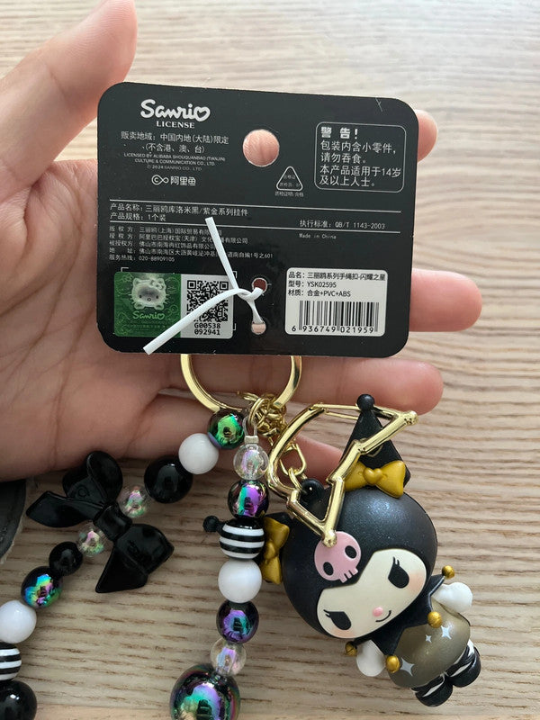New 2025 Sanrio Kuromi figure keychains