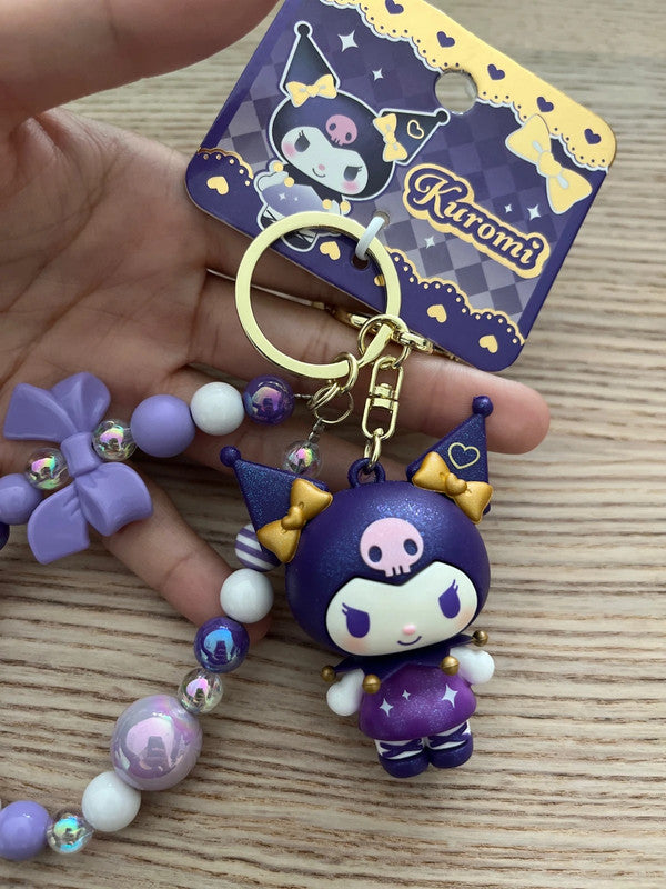 New 2025 Sanrio Kuromi figure keychains