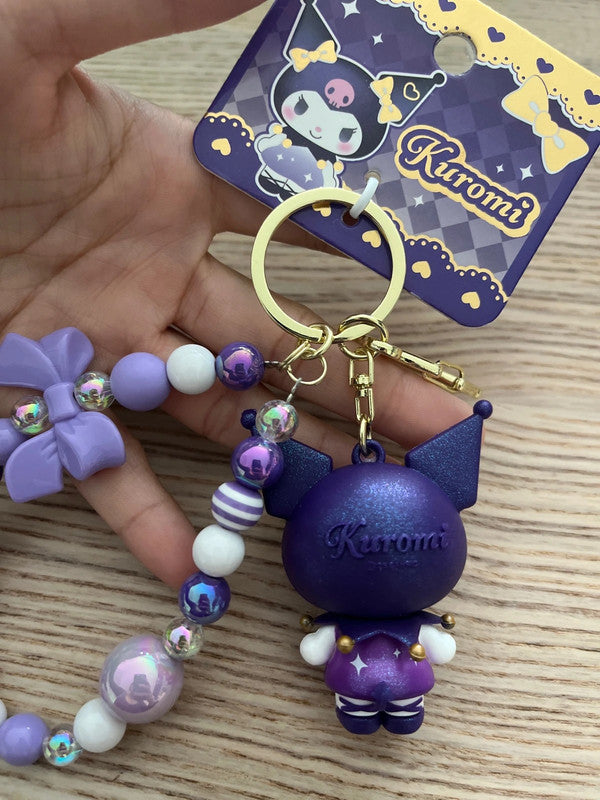 New 2025 Sanrio Kuromi figure keychains