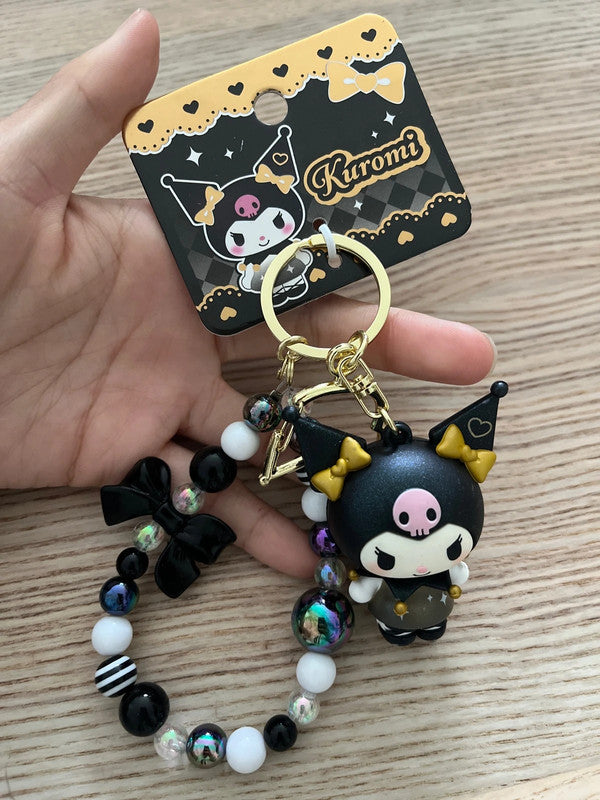 New 2025 Sanrio Kuromi figure keychains