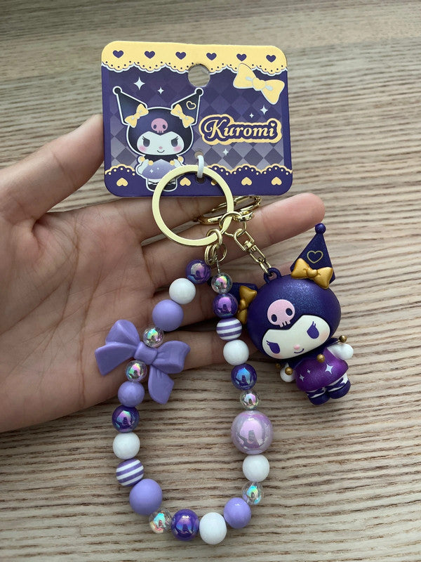 New 2025 Sanrio Kuromi figure keychains