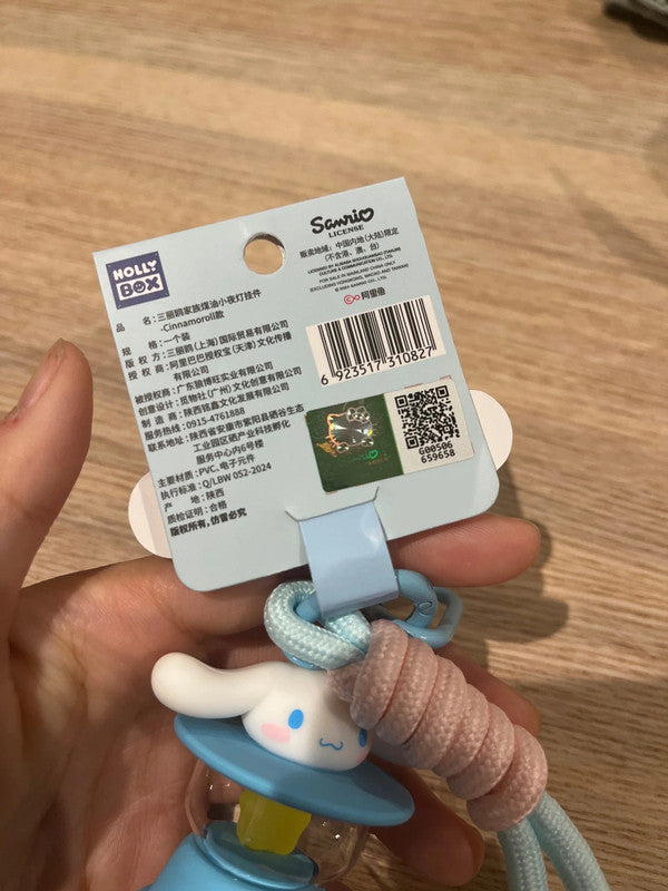 Sanrio Cinnamoroll LED light keychain