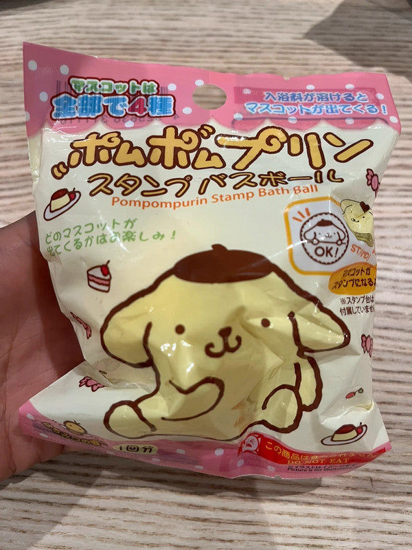 Japan Sanrio Pom Pom Purin bath ball with toy
