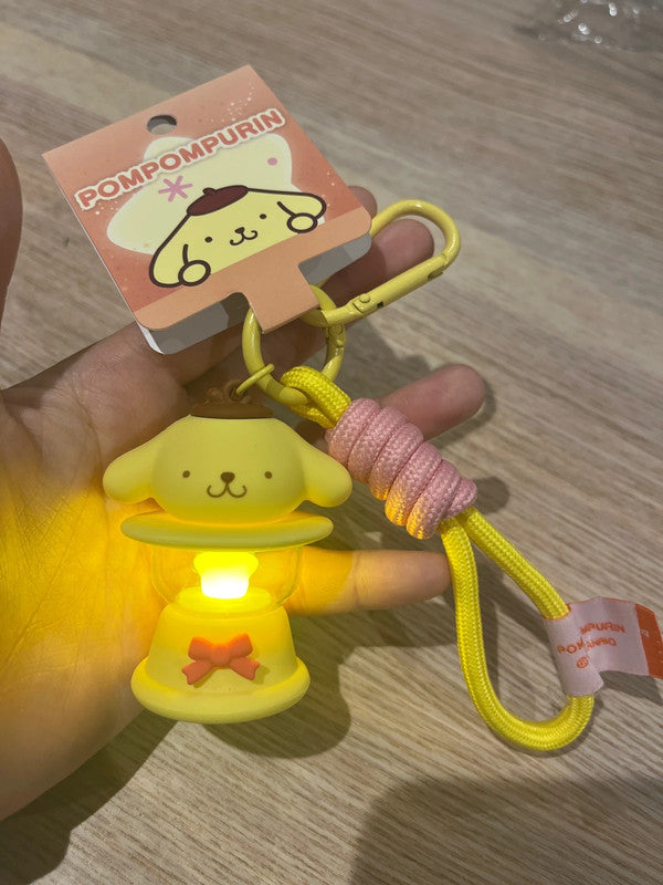 Sanrio Pom Pom Purin LED light keychain