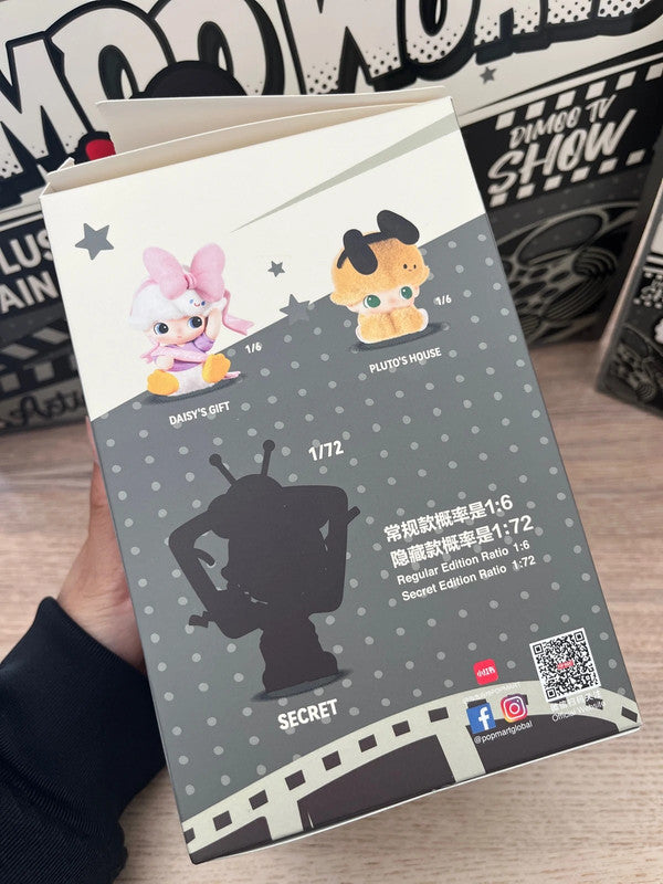 100% Authentic Popmart Dimoo World × Disney Series-Vinyl Plush Keychain - Pluto