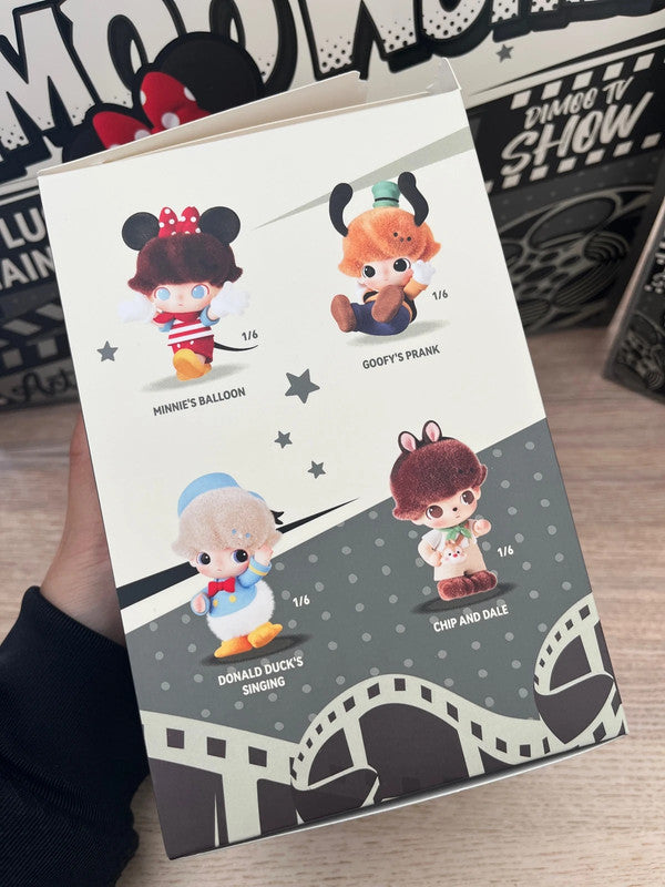 100% Authentic Popmart Dimoo World × Disney Series-Vinyl Plush Keychain - Pluto