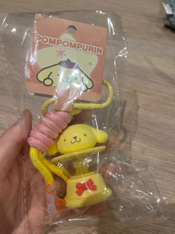 Sanrio Pom Pom Purin LED light keychain