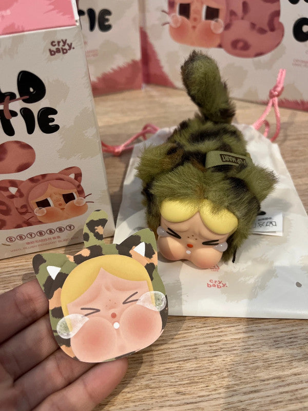 Popmart Crybaby Wild But Cutie Vinyl Plush Pendant -  Camo Cutie