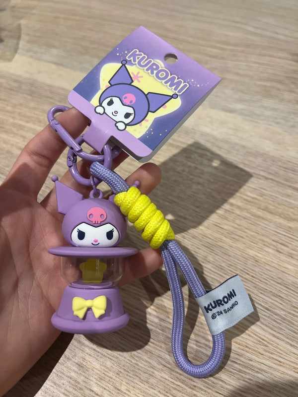 Sanrio Kuromi LED light keychain
