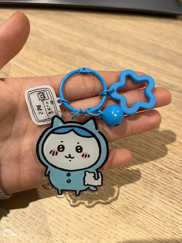 Chiikawa - Hachiware double side acrylic keycahins - Blue