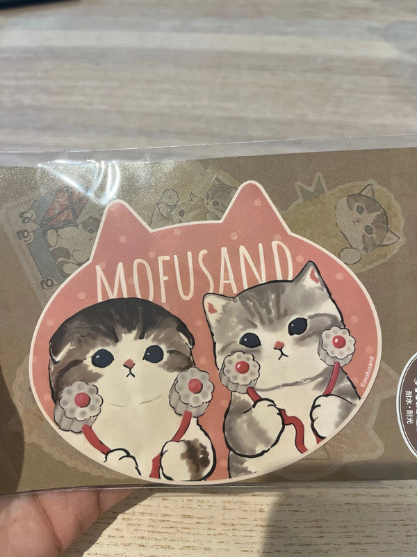 Mofusand Suitcase travel sticker