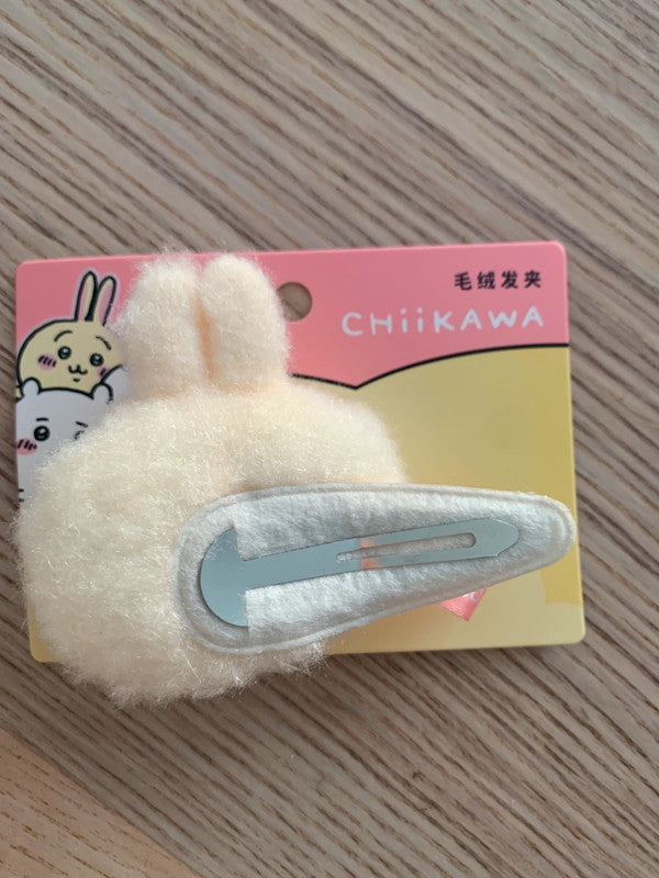 Miniso x Chiikawa Usagi mini plush hairclip - 1 pcs